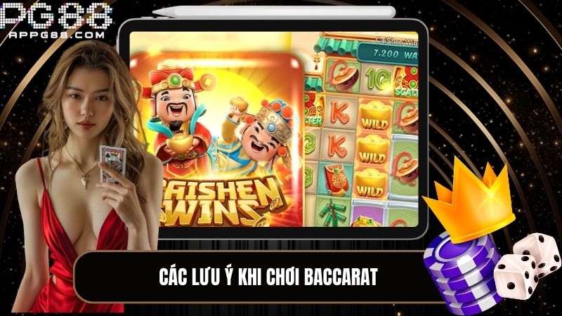 Các lưu ý khi chơi Baccarat